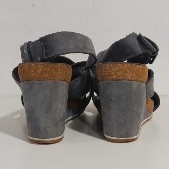 Timberland Capri Sunset sandals blue gray nubuck sz 7 - Picture 3 of 10
